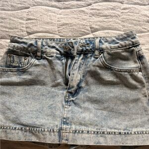 Forever 21 Light Blue Denim Skirt